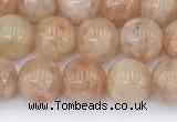 CSS791 15.5 inches 8mm round golden sunstone beads wholesale