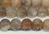 CSS805 15 inches 6mm round rainbow sunstone beads