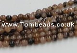 CST01 15.5 inches 4mm round staurolite gemstone beads wholesale