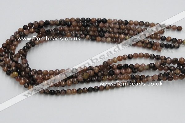 CST02 15.5 inches 6mm round staurolite gemstone beads wholesale