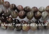 CST03 15.5 inches 8mm round staurolite gemstone beads wholesale