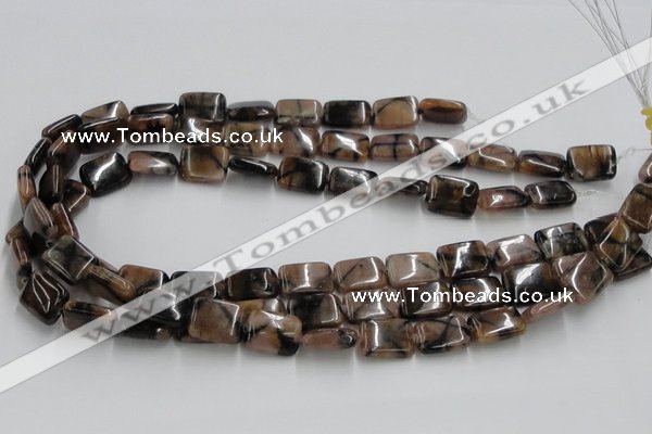 CST14 15.5 inches 12*16mm rectangle staurolite beads wholesale