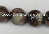 CST40 15.5 inches 20mm round staurolite gemstone beads wholesale