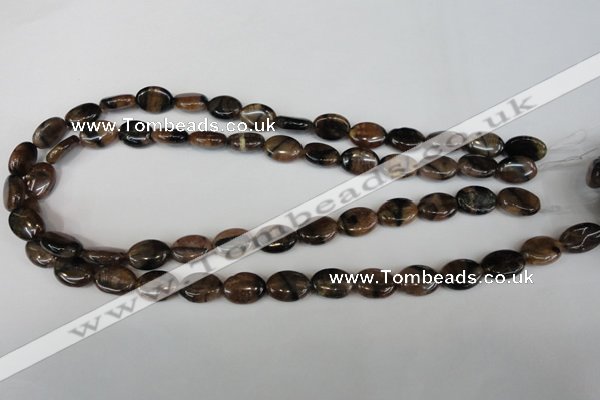 CST46 15.5 inches 10*14mm oval staurolite gemstone beads wholesale