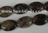 CST48 15.5 inches 13*18mm oval staurolite gemstone beads wholesale