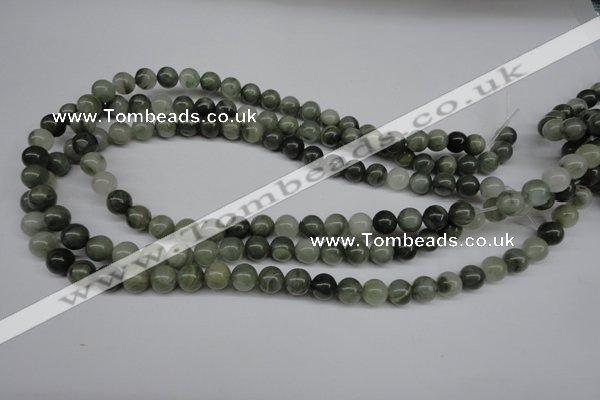 CSW03 15.5 inches 8mm round seaweed quartz beads wholesale