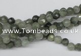 CSW10 15.5 inches 4mm faceted round seaweed quartz beads wholesale