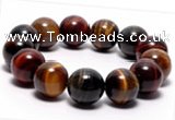 CTB08 7 inches 16mm round tiger eye stretch bracelet wholesale