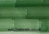CTB1042 15 inches 8*16mm - 8*18mm tube green aventurine beads