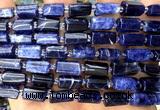 CTB1309 15 inches 6*10mm - 8*12mm faceted tube sodalite beads