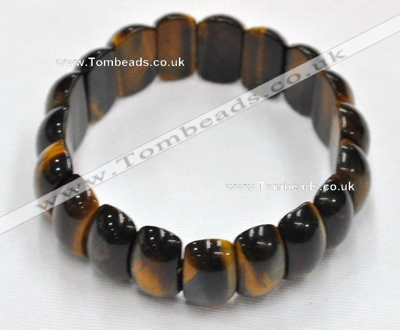 CTB18 8 inches 20*30mm  tiger eye stretch bracelet wholesale