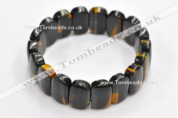 CTB19 7.5 inches 12*20mm tiger eye stretch bracelet wholesale