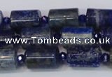 CTB200 15.5 inches 10*15mm tube lapis lazuli gemstone beads