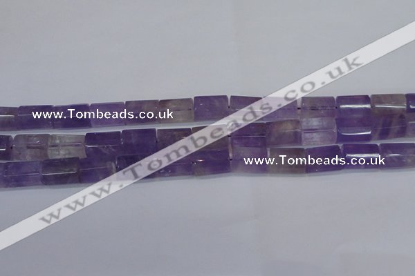 CTB204 15.5 inches 10*15mm faceted tube natural ametrine beads