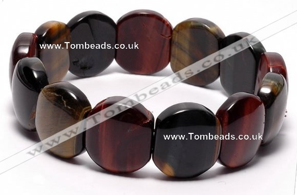 CTB25 7 inches 16*18mm tiger eye stretch bracelet wholesale