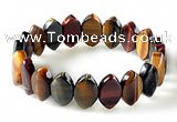 CTB29 7.5 inches 5*11*18mm oval tiger eye stretch bracelet