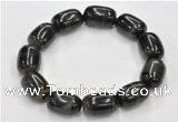 CTB30 8*25mm egg shape blue tiger eye stretch bracelet wholesale