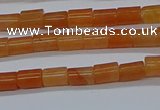 CTB303 15.5 inches 4*6mm tube red aventurine beads wholesale