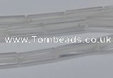 CTB310 15.5 inches 4*13mm tube white crystal beads wholesale