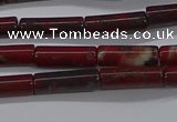 CTB333 15.5 inches 4*13mm tube brecciated jasper beads wholesale