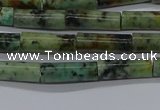 CTB344 15.5 inches 4*13mm tube African turquoise beads wholesale