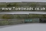 CTB353 15.5 inches 4*13mm tube labradorite beads wholesale