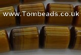 CTB540 15.5 inches 10*13mm triangle golden tiger eye beads wholesale