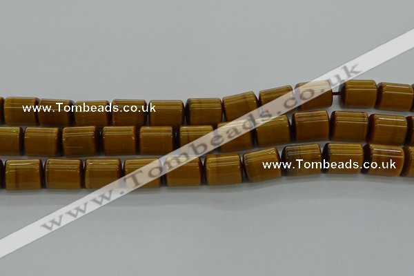 CTB540 15.5 inches 10*13mm triangle golden tiger eye beads wholesale