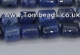 CTB716 15.5 inches 6*8mm tube blue dumortierite beads wholesale