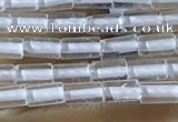 CTB810 15.5 inches 2*4mm tube white crystal beads wholesale