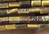 CTB823 15.5 inches 2*4mm tube yellow tiger eye beads wholesale