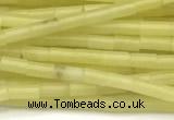 CTB962 15 inches 2*4mm tube olive jade beads