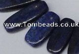 CTD1581 Top drilled 10*20mm - 12*35mm freeform lapis lzuli beads