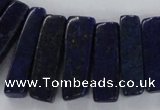 CTD1586 Top drilled 8*20mm - 10*45mm sticks lapis lazuli beads