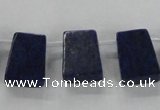 CTD1589 Top drilled 13*18mm trapezoid lapis lazuli gemstone beads