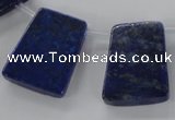 CTD1590 Top drilled 20*25mm trapezoid lapis lazuli gemstone beads