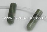 CTD1801 Top drilled 10*30mm - 10*32mm sticks seaweed quartz beads