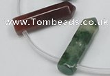 CTD1811 Top drilled 10*30mm - 10*32mm sticks Indian agate beads