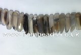 CTD2160 Top drilled 8*20mm - 10*40mm sticks agate gemstone beads