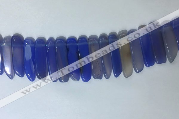 CTD2168 Top drilled 8*20mm - 10*40mm sticks agate gemstone beads