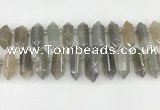 CTD2393 Top drilled 13*30mm - 14*42mm sticks moonstone beads