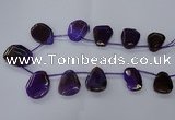 CTD2566 15.5 inches 18*25mm - 30*40mm freeform agate beads