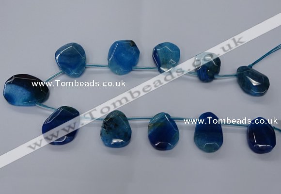 CTD2568 15.5 inches 18*25mm - 30*40mm freeform agate beads