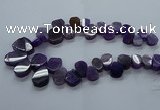 CTD2602 Top drilled 13*18mm - 23*33mm freeform agate beads