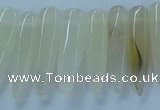 CTD2678 Top drilled 8*25mm - 10*50mm bullet agate beads wholesale