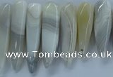 CTD2681 Top drilled 8*25mm - 10*50mm bullet agate beads wholesale