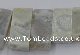 CTD2688 Top drilled 16*22mm - 16*55mm rectangle agate beads