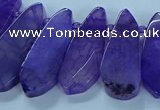 CTD2701 15.5 inches 10*25mm - 18*50mm freeform agate beads