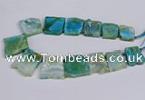 CTD2835 Top drilled 25*30mm - 35*45mm freeform agate beads