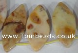 CTD30 Top drilled 15*30mm – 18*37mm marquise Morocco agate beads